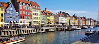 Copenhagen, Denmark waterway.