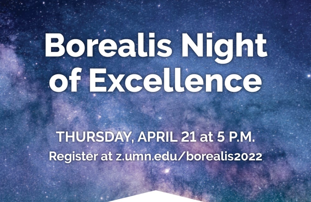 Borealis Night of Excellence, Thursday, April 21 at 5 p.m.