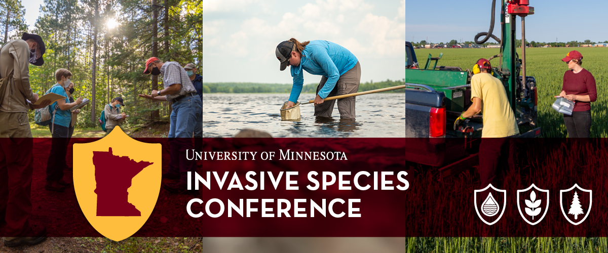 Invasive species conference graphic.