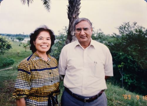 Surjit and Sachiko Sidhu.