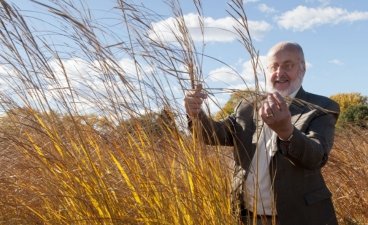 A photo of Don Wyse in a field