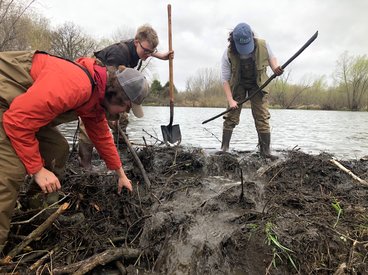 fieldwork outing researching soil