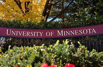 University of Minnesota welcome gates.