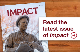 Cover of the winter 2021 issue of Impact.