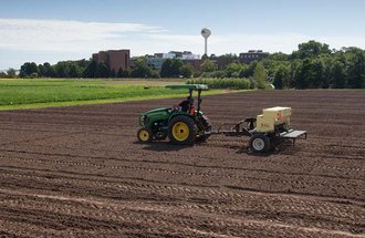 Camelina and pennycress being planted in St. Paul.