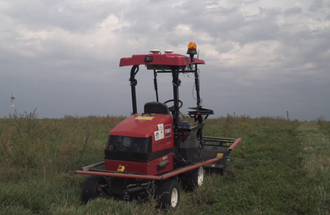 Cowbot, an autonomous mower. 