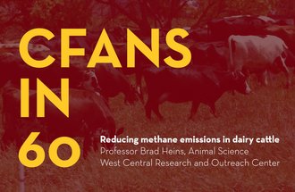 CFANS in 60: Reducing methane emissions in dairy cattle